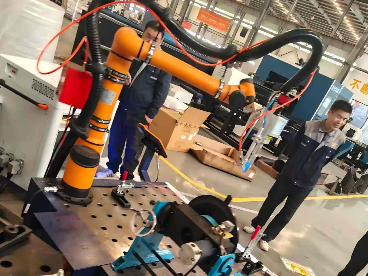 How A Greek Sheet Metal Fabricator Eliminated Rework And Doubled Welding Output with DATO's 1500W Aubo I10 Cobot Welding System
