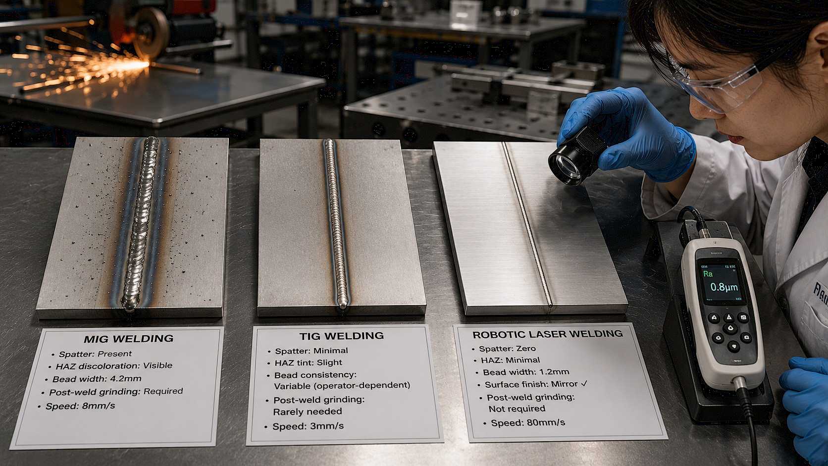Robotic Laser Welding vs MIG vs TIG: The Complete Welding Method Comparison for Manufacturers