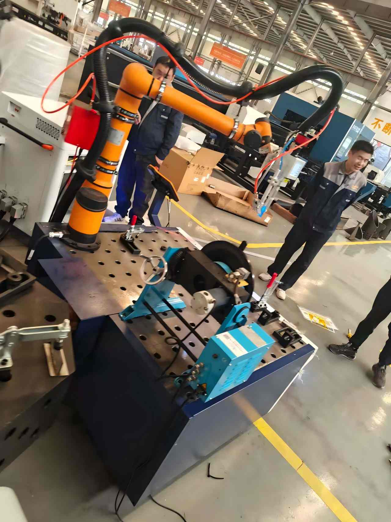 How A Greek Sheet Metal Fabricator Eliminated Rework And Doubled Welding Output with DATO's 1500W Aubo I10 Cobot Welding System