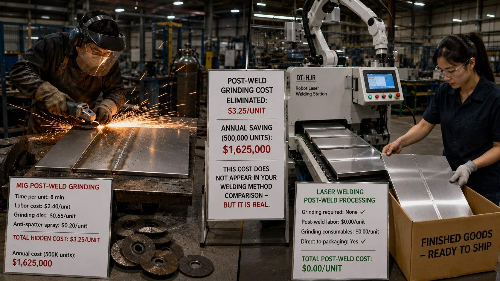 Robotic Laser Welding vs MIG vs TIG: The Complete Welding Method Comparison for Manufacturers